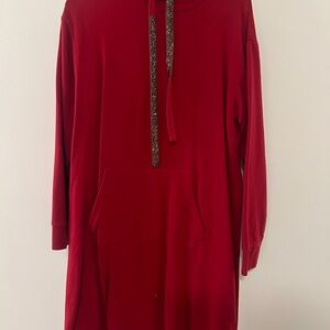 Torrid Bold Red Hoodie Dress